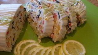 Закуска Пекинская мозаика с сыром