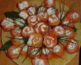 Закуска Завитушки из горбуши