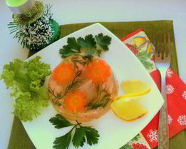 Заливное из семги