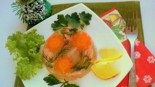 Заливное из семги