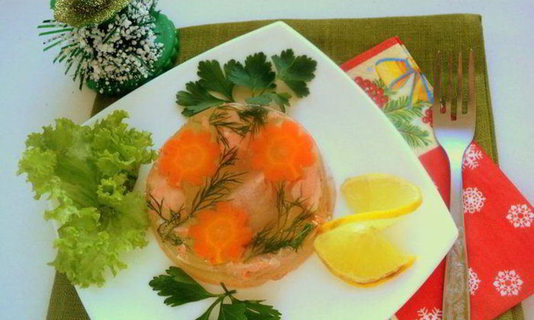 Рецепт заливного из семги