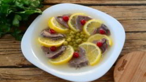 заливное из языка