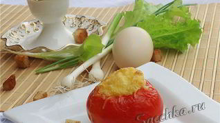 Запеченные помидоры с сыром