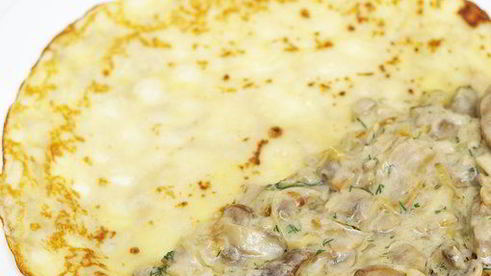 блинная улитка с грибным жюльеном