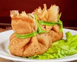 Блинные мешочки с жюльеном