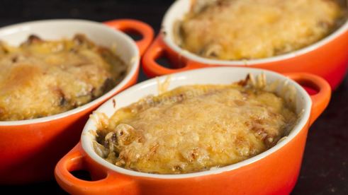 грибной жульен из шампиньонов