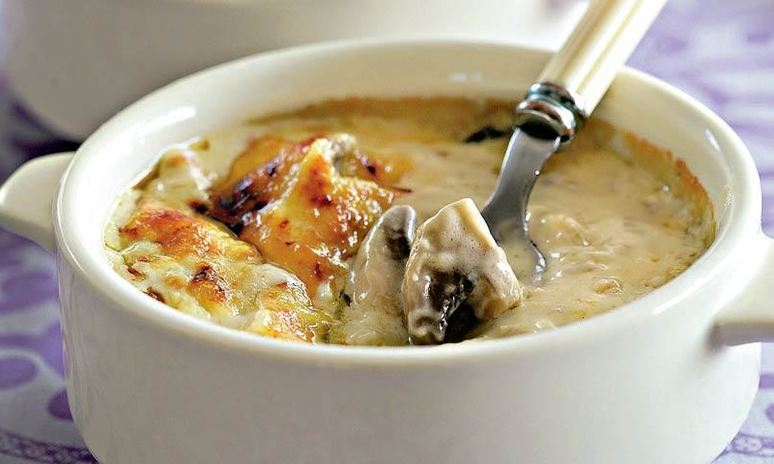 Рецепт грибного жюльена