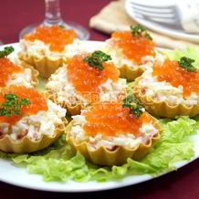 Закуски в тарталетках