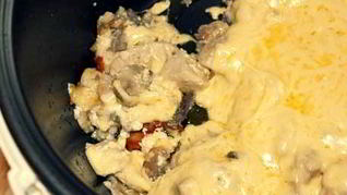 Жульен грибной в мультиварке