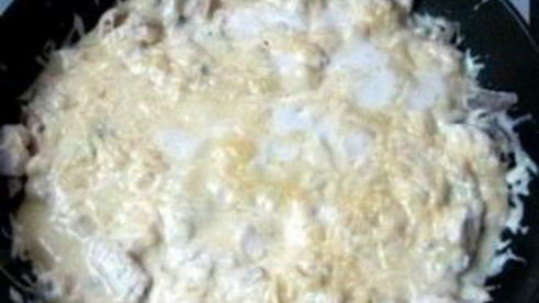 жульен на сковороде