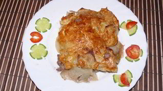 Жульен с фаршем