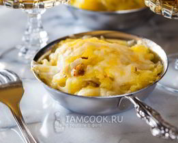 Жульен с картошкой и грибами