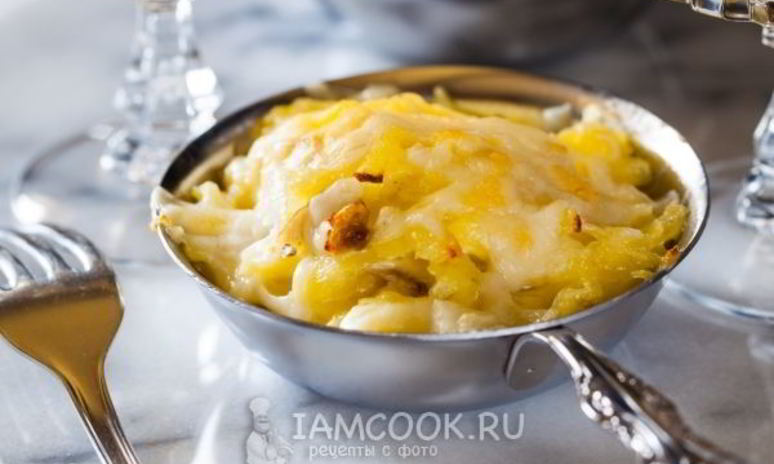 Рецепт жульена с картошкой и грибами