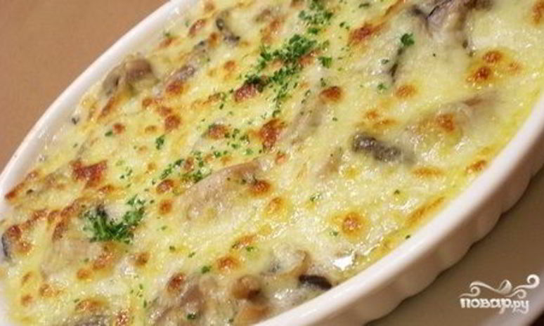 Рецепт жульена с крабовым мясом