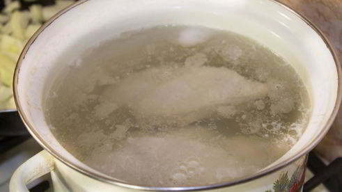 жульен в горшочке с курицей и грибами