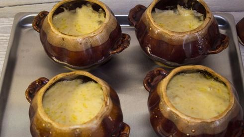 жульен в горшочке с курицей и грибами