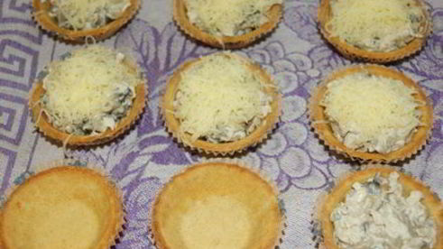 жульен в тарталетках