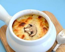 Жюльен из грибов с курицей