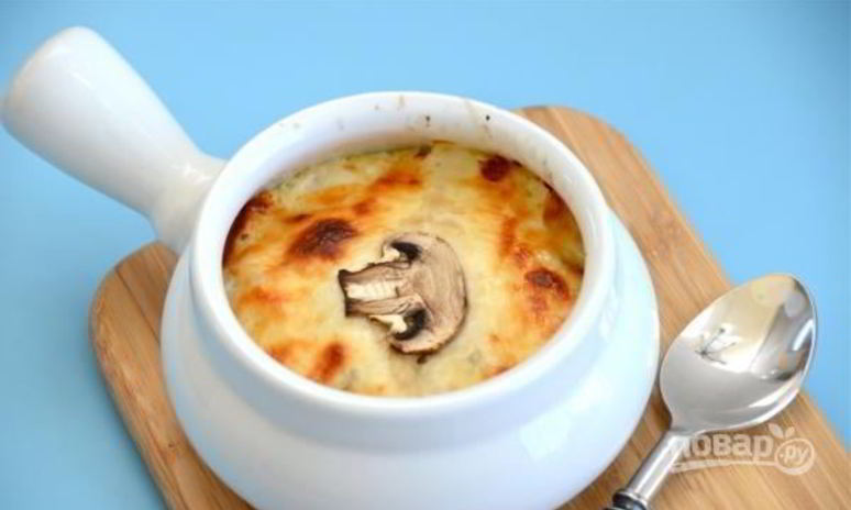 Рецепт жюльена из грибов с курицей