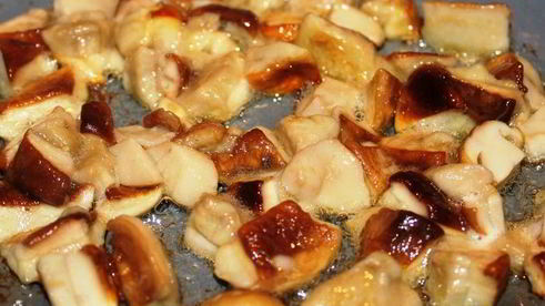 жюльен из крабов с белыми грибами