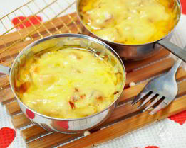 Жюльен из красной рыбы