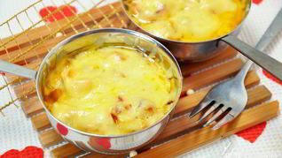 Жюльен из красной рыбы