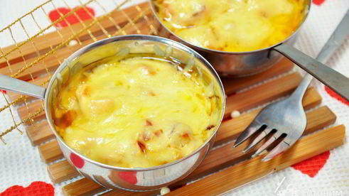 жюльен из красной рыбы