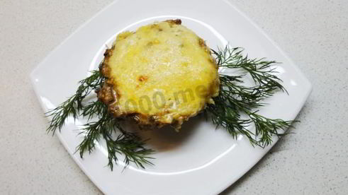 жюльен оригинальный в мясных корзиночках