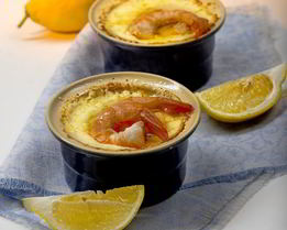 Жюльен с креветками