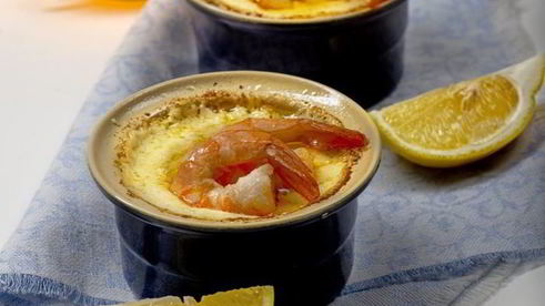 жюльен с креветками