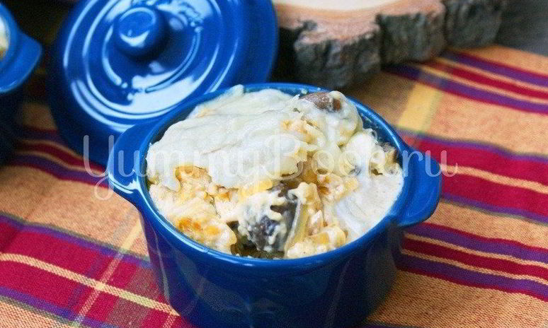 Рецепт жюльена с курицей и шампиньонами