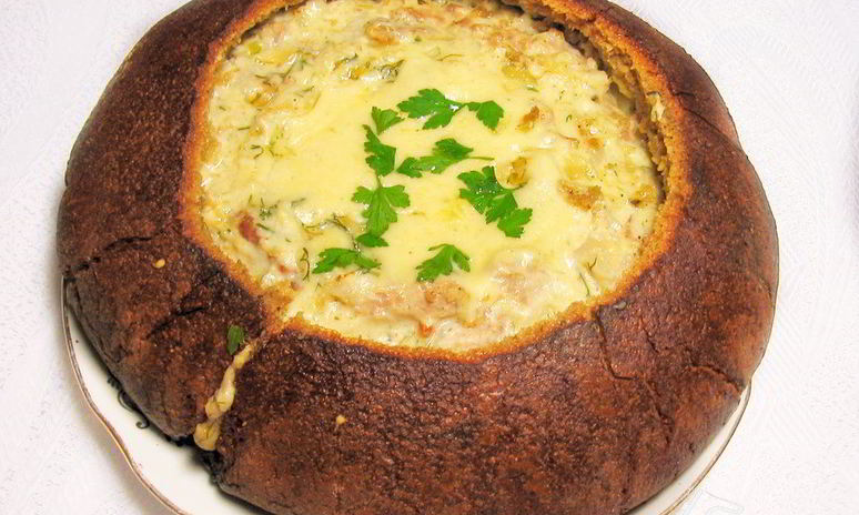 Рецепт жюльена в хлебном каравае