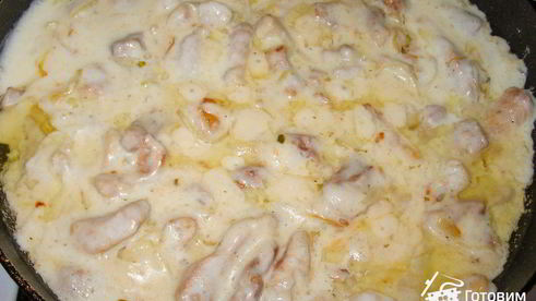 жюльен в хлебном каравае