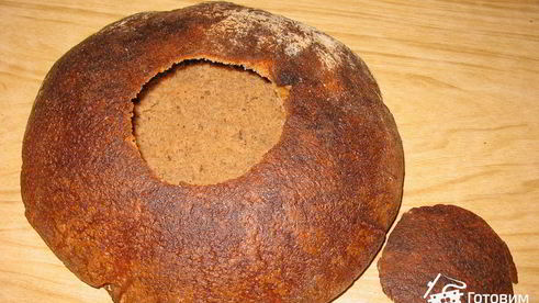 жюльен в хлебном каравае